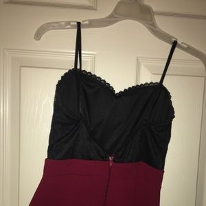 Red & Black Prom Dress